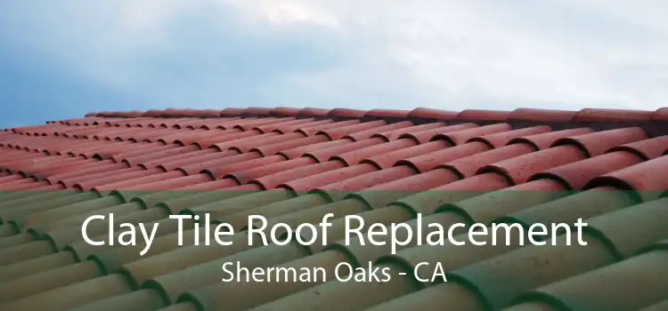 Clay Tile Roof Replacement Sherman Oaks - CA