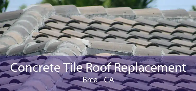 Concrete Tile Roof Replacement Brea - CA
