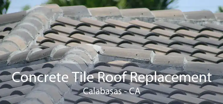 Concrete Tile Roof Replacement Calabasas - CA