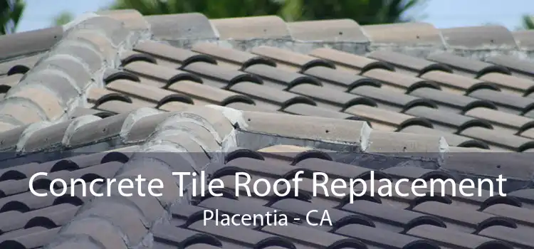 Concrete Tile Roof Replacement Placentia - CA