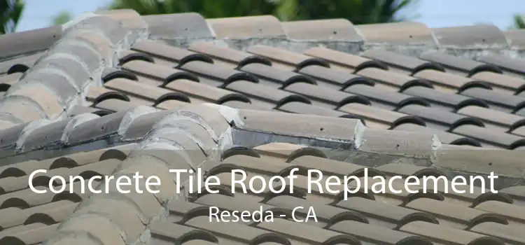 Concrete Tile Roof Replacement Reseda - CA