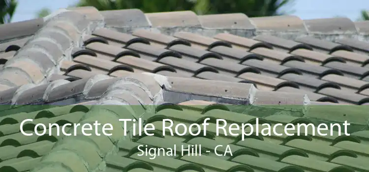 Concrete Tile Roof Replacement Signal Hill - CA