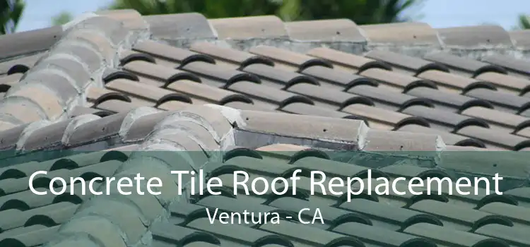 Concrete Tile Roof Replacement Ventura - CA