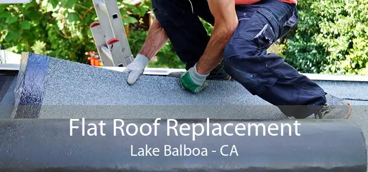 Flat Roof Replacement Lake Balboa - CA