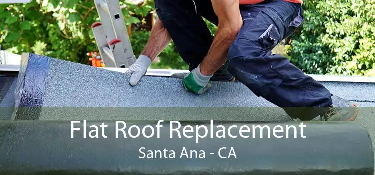 Flat Roof Replacement Santa Ana - CA