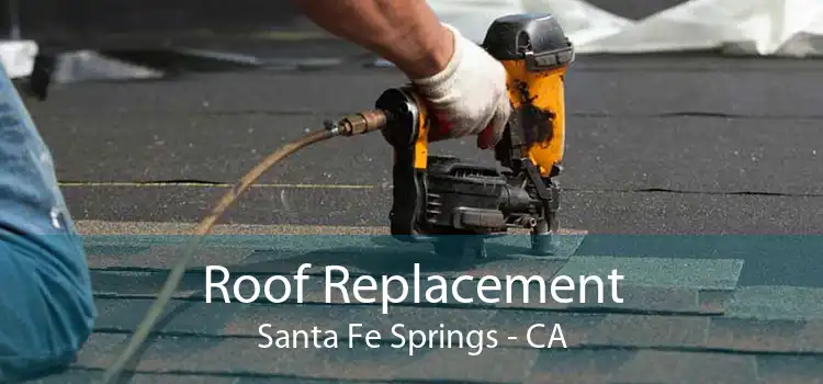 Roof Replacement Santa Fe Springs - CA