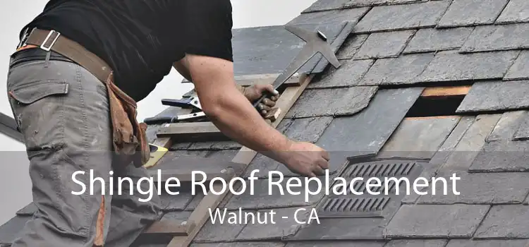 Shingle Roof Replacement Walnut - CA