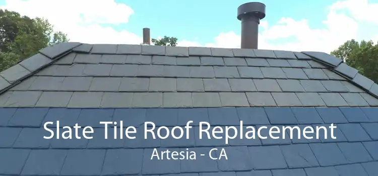 Slate Tile Roof Replacement Artesia - CA