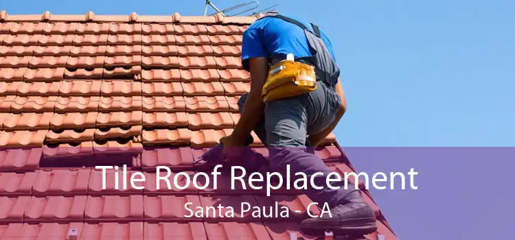 Tile Roof Replacement Santa Paula - CA