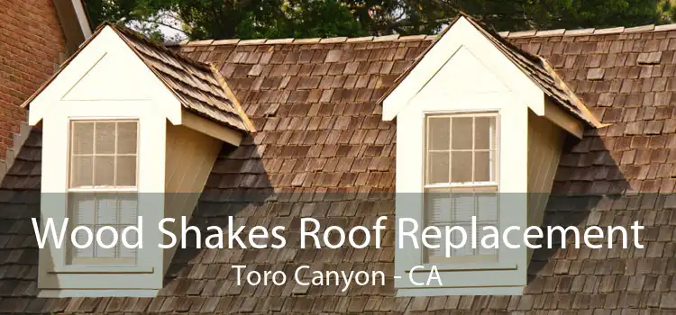Wood Shakes Roof Replacement Toro Canyon - CA